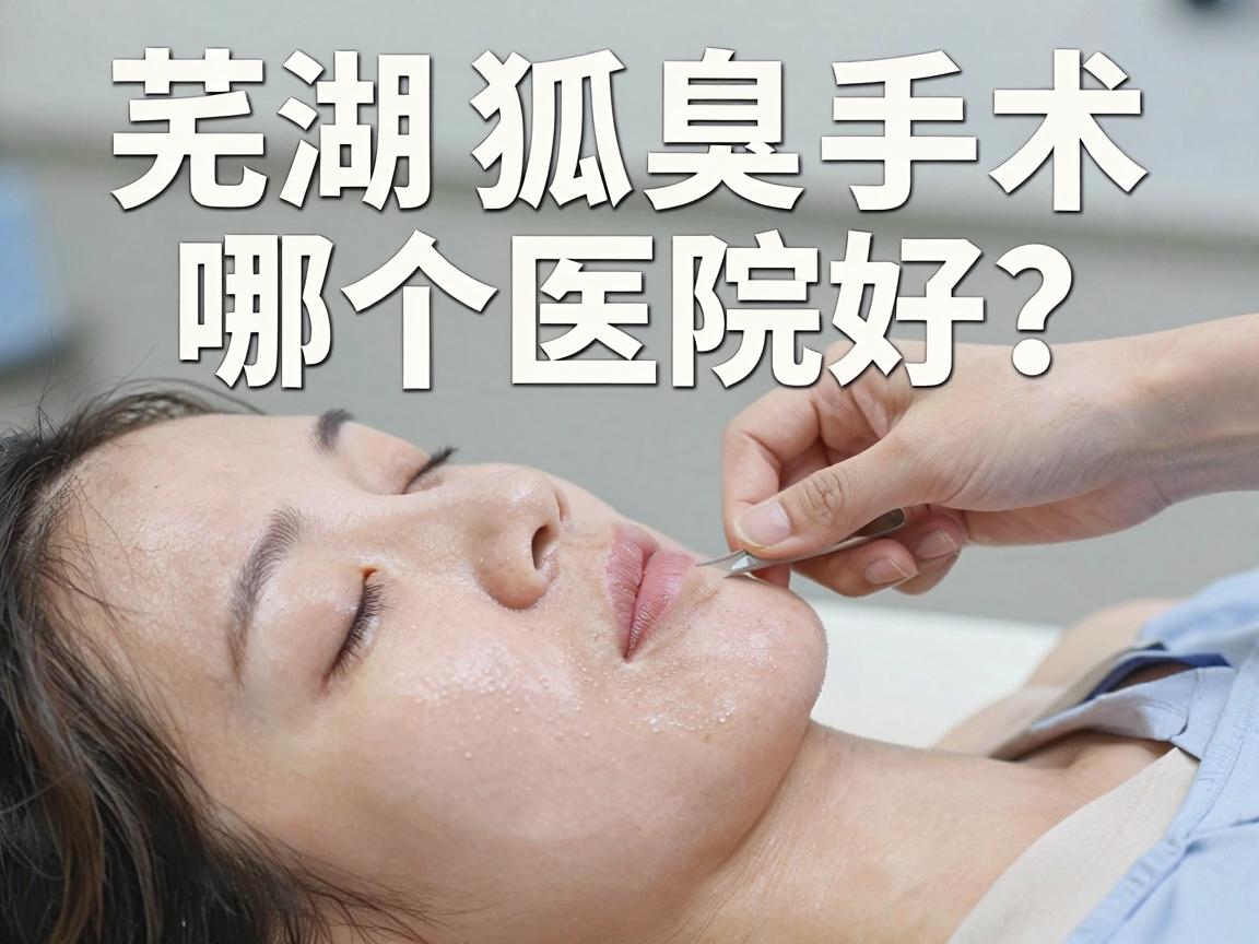 芜湖狐臭手术哪个医院好？一文看懂狐臭手术医院怎么选！狐臭手术别踩坑