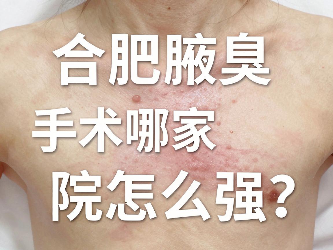 合肥腋臭手术哪家强？合肥腋臭医院怎么选？看完这篇不踩坑