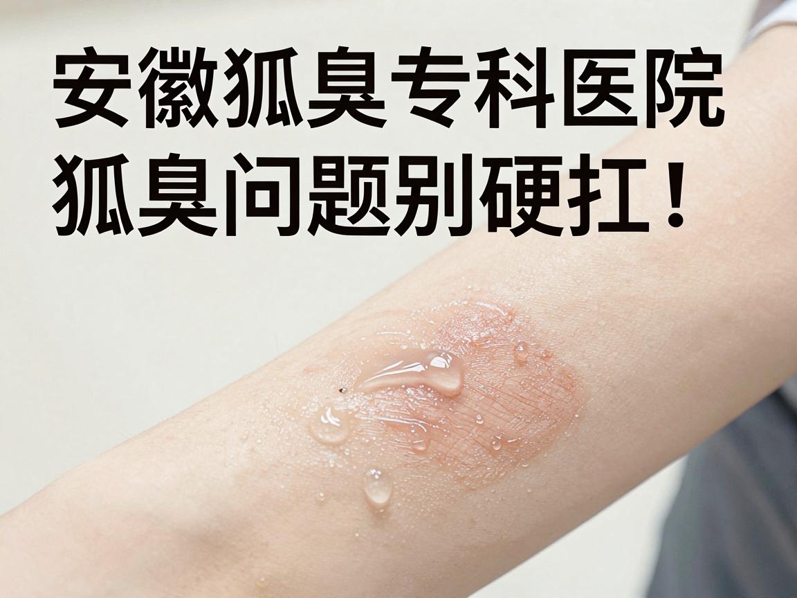 安徽狐臭专科医院，狐臭问题别硬扛，合肥腋秀腋臭专科帮你科学应对狐臭