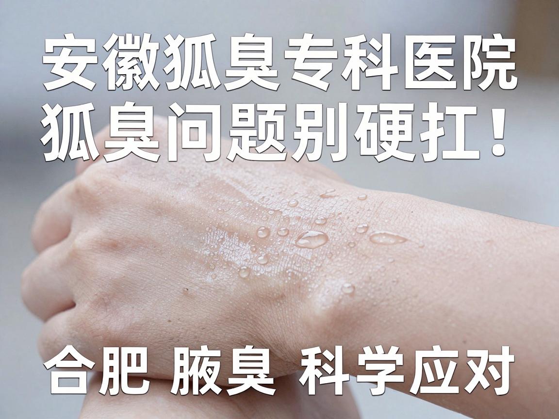 安徽狐臭专科医院，狐臭问题别硬扛，合肥腋秀腋臭专科帮你科学应对狐臭