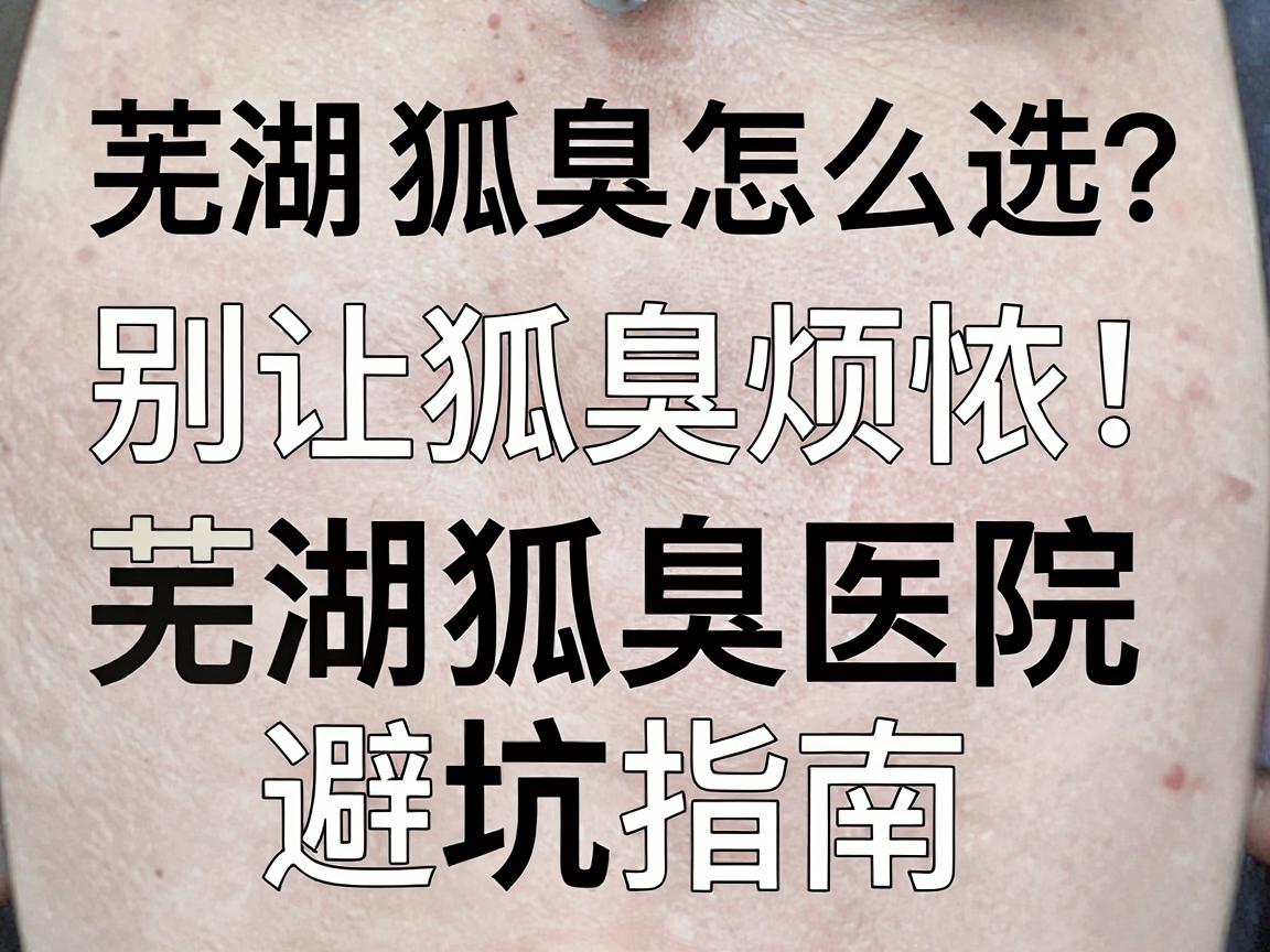 芜湖狐臭医院怎么选？别让狐臭烦恼，芜湖狐臭医院避坑指南