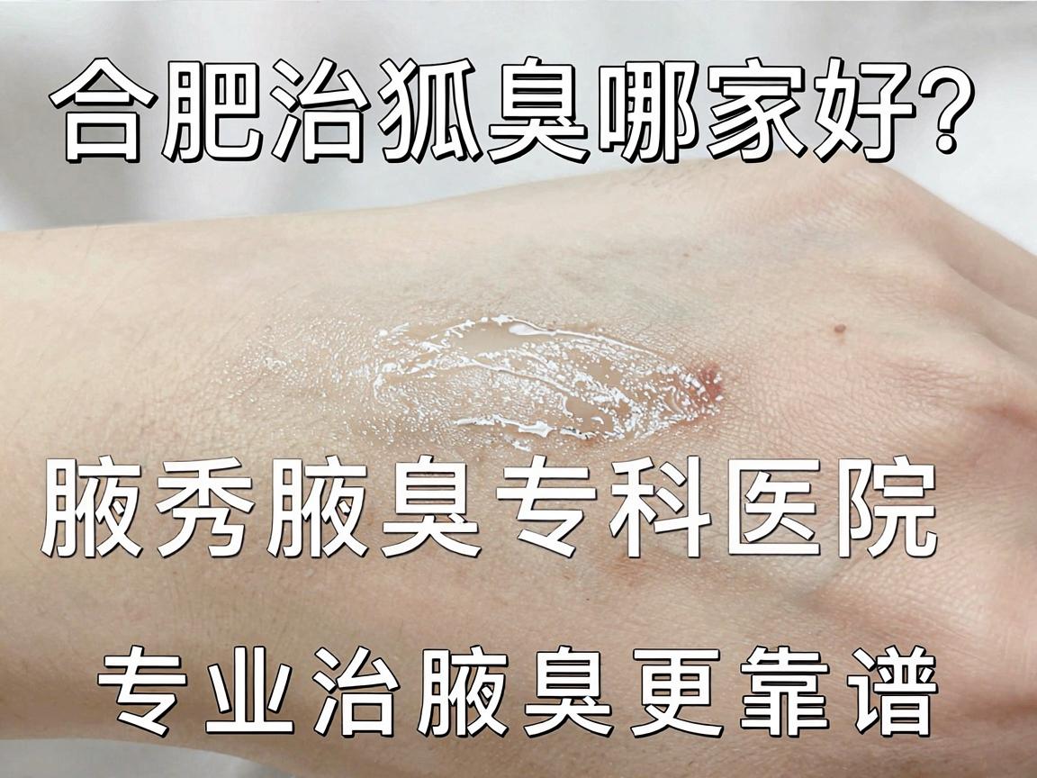 合肥治狐臭哪家好？合肥腋秀腋臭专科医院，专业治腋臭更靠谱