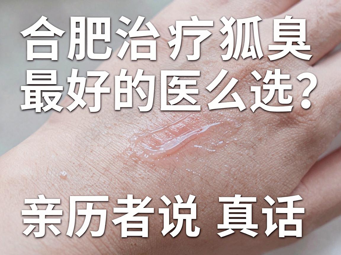 合肥治疗狐臭最好的医院怎么选？狐臭医院口碑测评，亲历者说真话