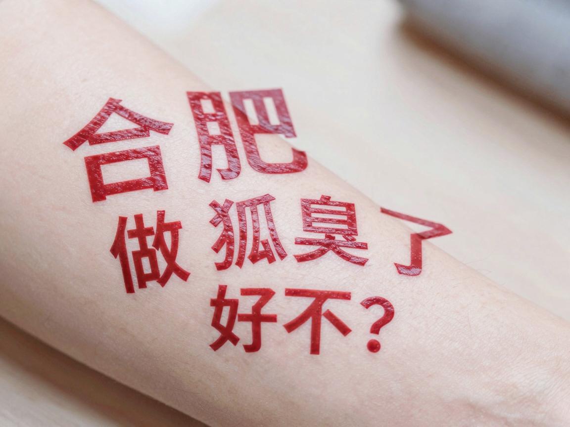 合肥做狐臭好不？做狐臭好时机来了，选对方法才是真的好