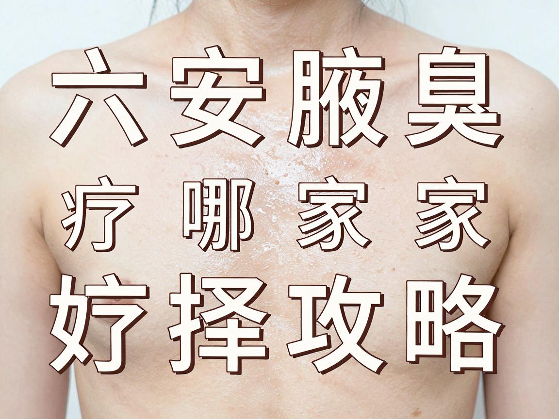 六安腋臭治疗哪家医院好？六安腋臭医院选择攻略来了