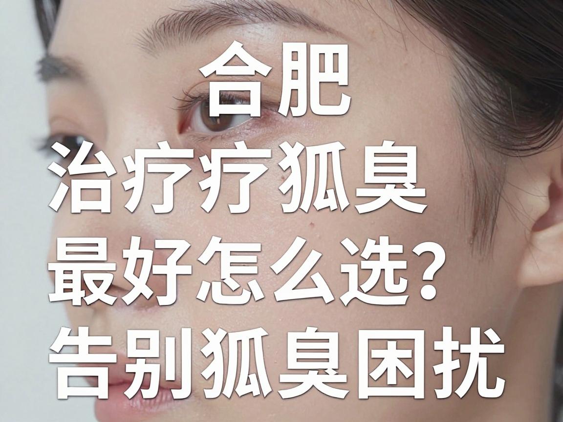 合肥治疗狐臭效果最好医院怎么选？认准这家专业医院，告别狐臭困扰