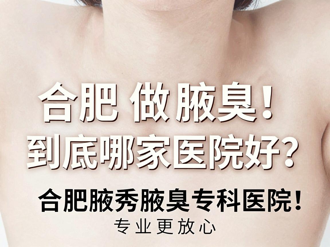 合肥做腋臭，到底哪家医院好？合肥腋秀腋臭专科医院，专业更放心
