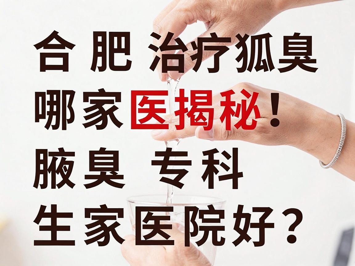 合肥治疗狐臭哪家医院好？腋臭专科医生揭秘，合肥治狐臭到底该去哪
