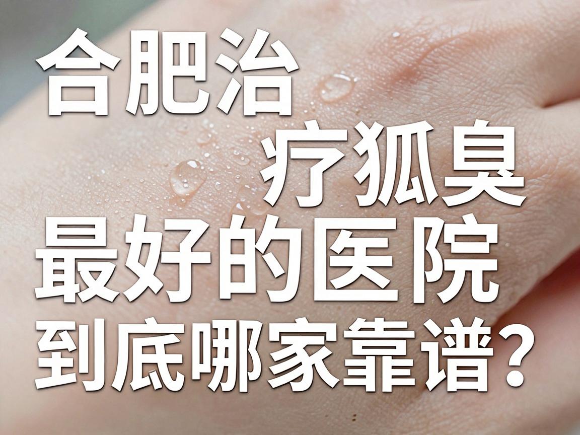 合肥治疗狐臭最好的医院，到底哪家靠谱？这份合肥腋臭治疗终极指南别错过