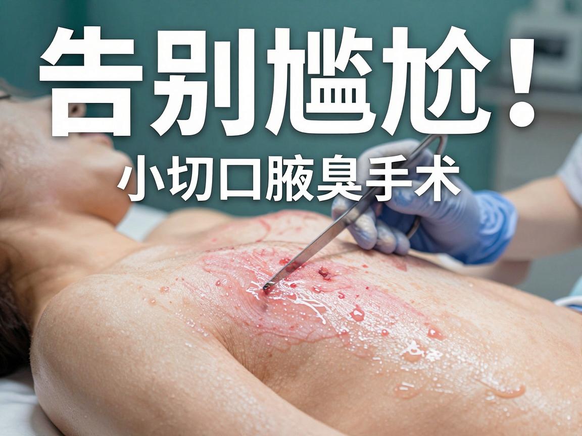 告别尴尬！小切口腋臭手术，手术解决腋臭烦恼新方案