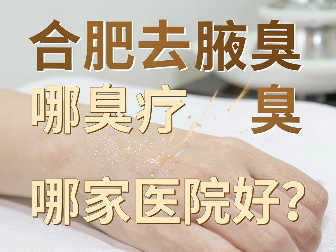 合肥去腋臭哪家医院好？专业解析合肥腋臭治疗医院的选择关键
