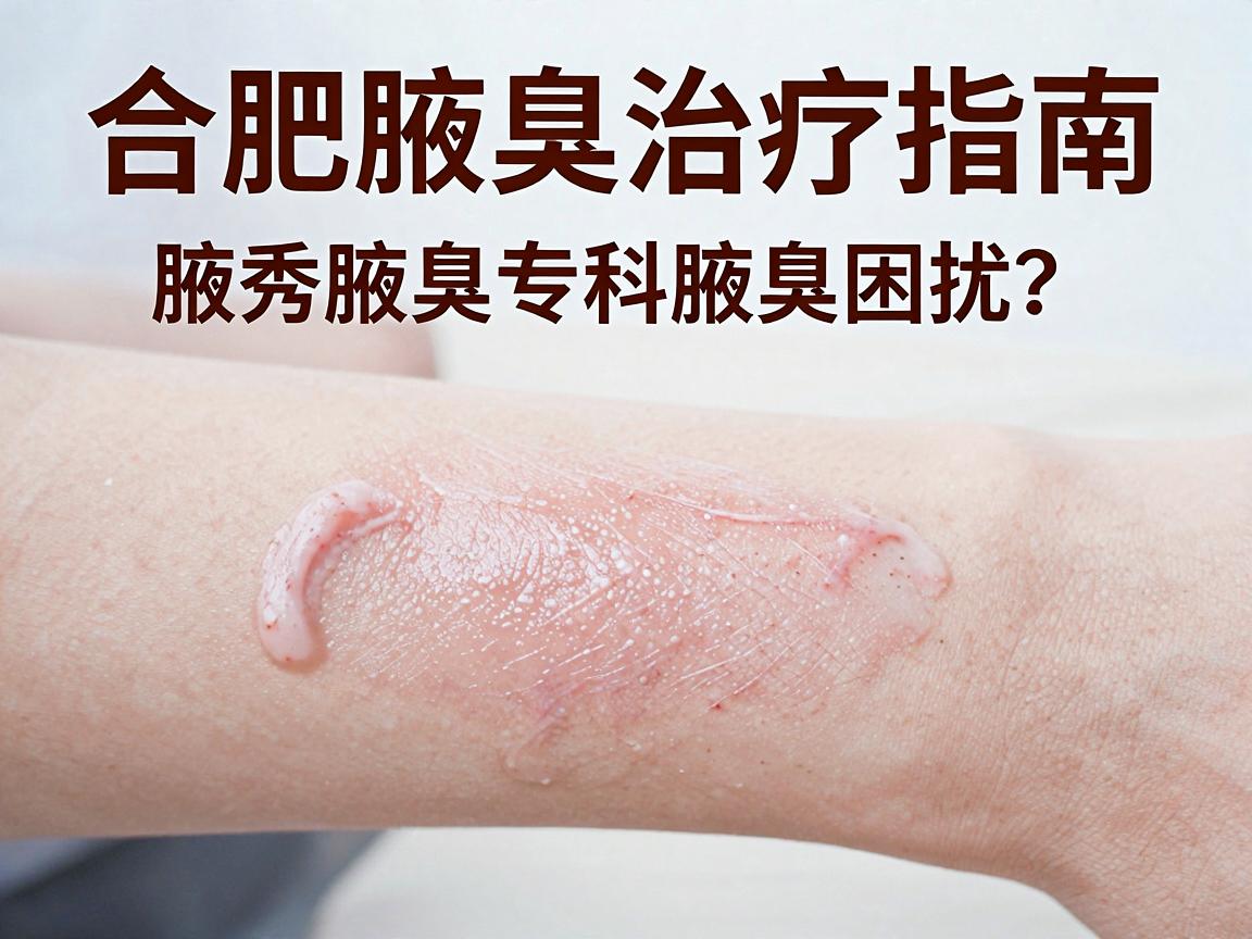 合肥腋臭治疗指南，腋秀腋臭专科如何帮你告别腋臭困扰？合肥腋臭治疗选对方法才安心