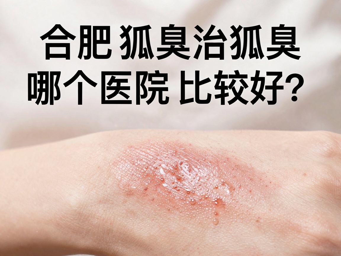 合肥治疗狐臭哪个医院比较好？专业解析合肥狐臭治疗医院选择要点