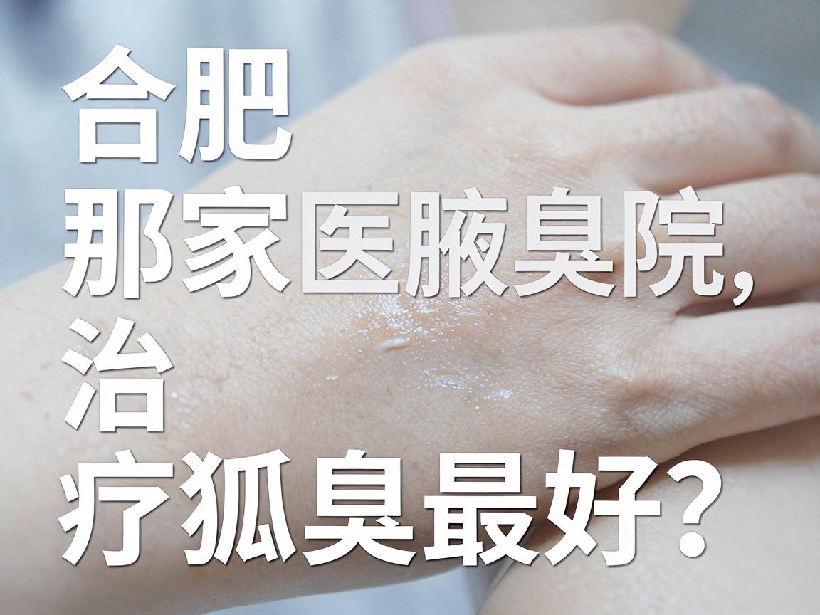 合肥那家医院治疗狐臭最好？合肥腋秀腋臭专科教你选对医院，告别狐臭困扰