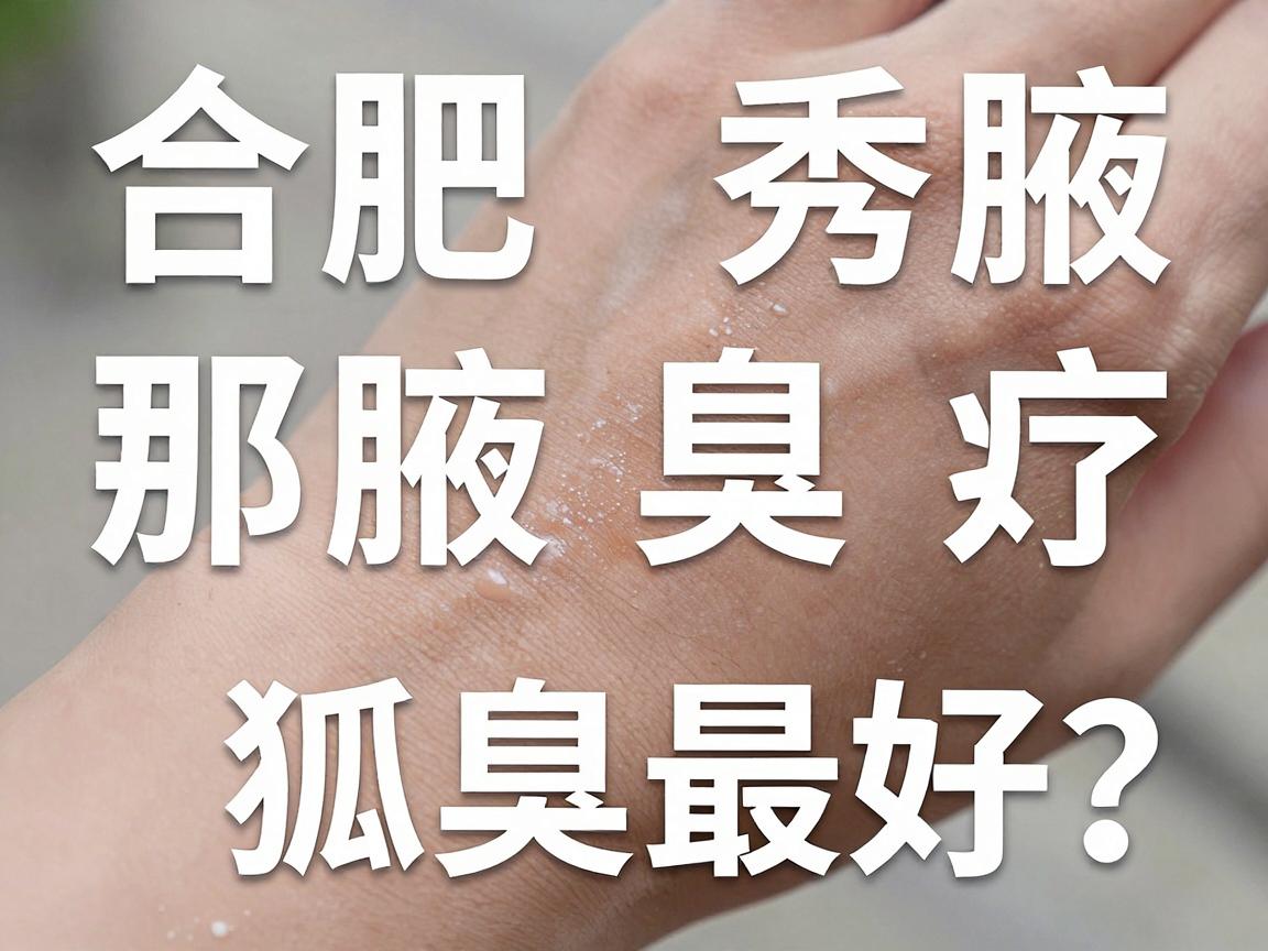 合肥那家医院治疗狐臭最好？合肥腋秀腋臭专科教你选对医院，告别狐臭困扰