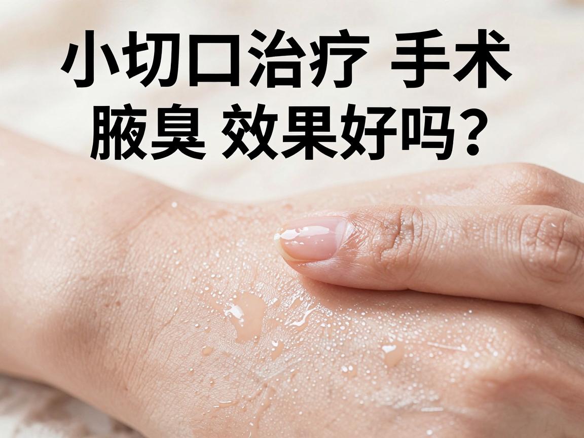 小切口治疗腋臭效果好吗？一文讲透小切口腋臭手术的真实效果与恢复细节