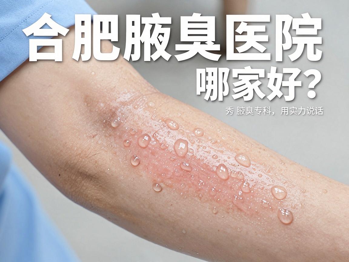 合肥腋臭医院哪家好？腋臭治疗靠谱选择，合肥腋秀腋臭专科用实力说话