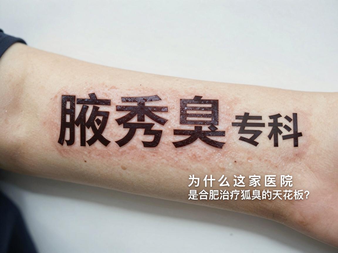 合肥腋秀腋臭专科，治狐臭，为什么这家医院是合肥治疗狐臭的天花板？