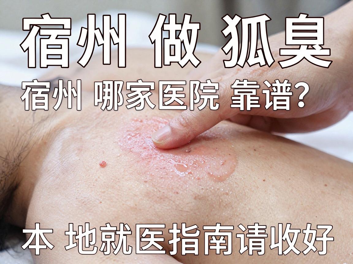 宿州做狐臭手术，宿州哪家医院靠谱？这份本地就医指南请收好