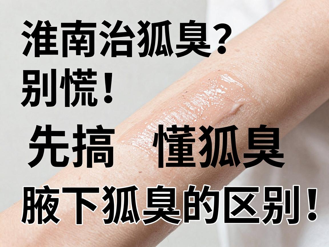 淮南治狐臭？别慌！先搞懂狐臭和腋下狐臭的区别，再看医院怎么选