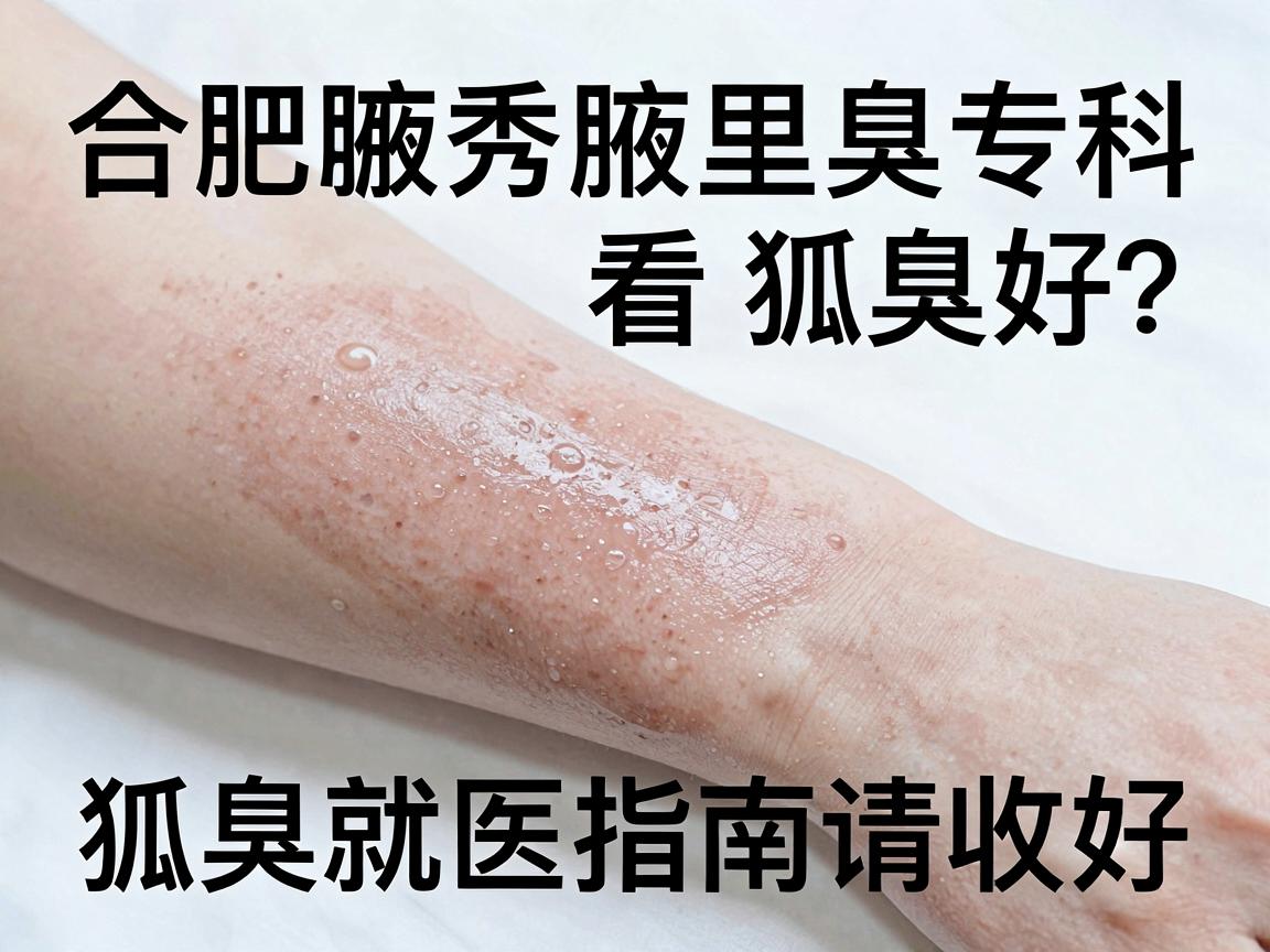 合肥腋秀腋臭专科，合肥哪里看狐臭好？这份狐臭就医指南请收好