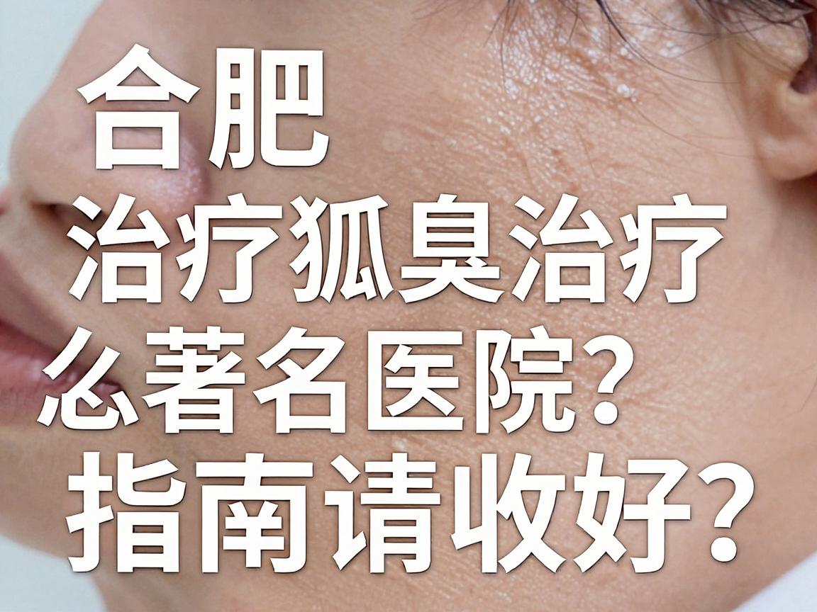 合肥治疗狐臭的著名医院怎么选？这份合肥狐臭治疗指南请收好