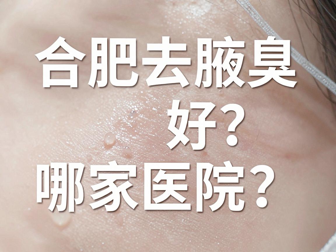 合肥去腋臭哪家医院好？腋臭治疗选对医院是关键，这些细节别忽略