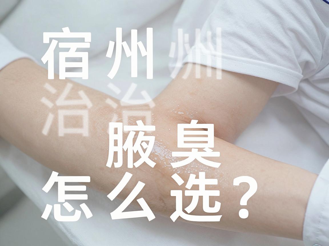 宿州治腋臭科医院怎么选？宿州腋臭治疗别再踩坑