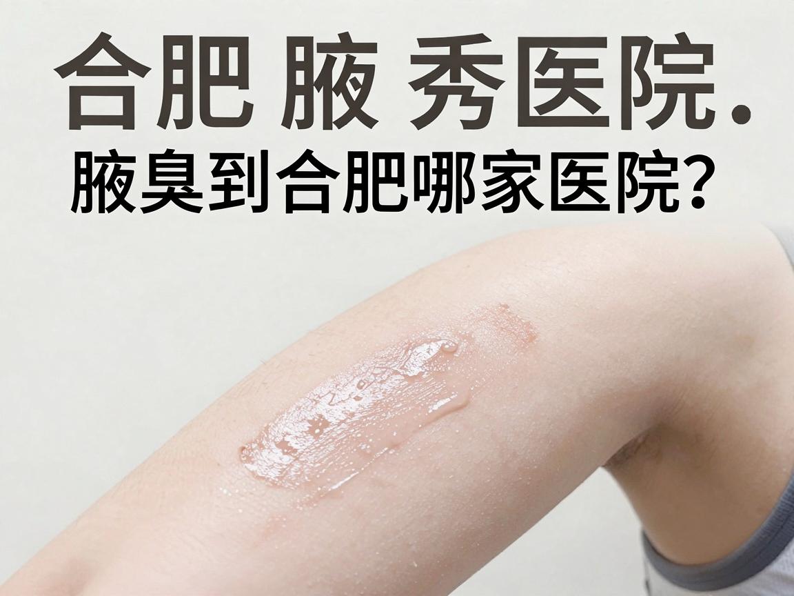 看腋臭到合肥哪家医院？合肥腋秀医院看腋臭，专业诊疗让你告别腋臭尴尬