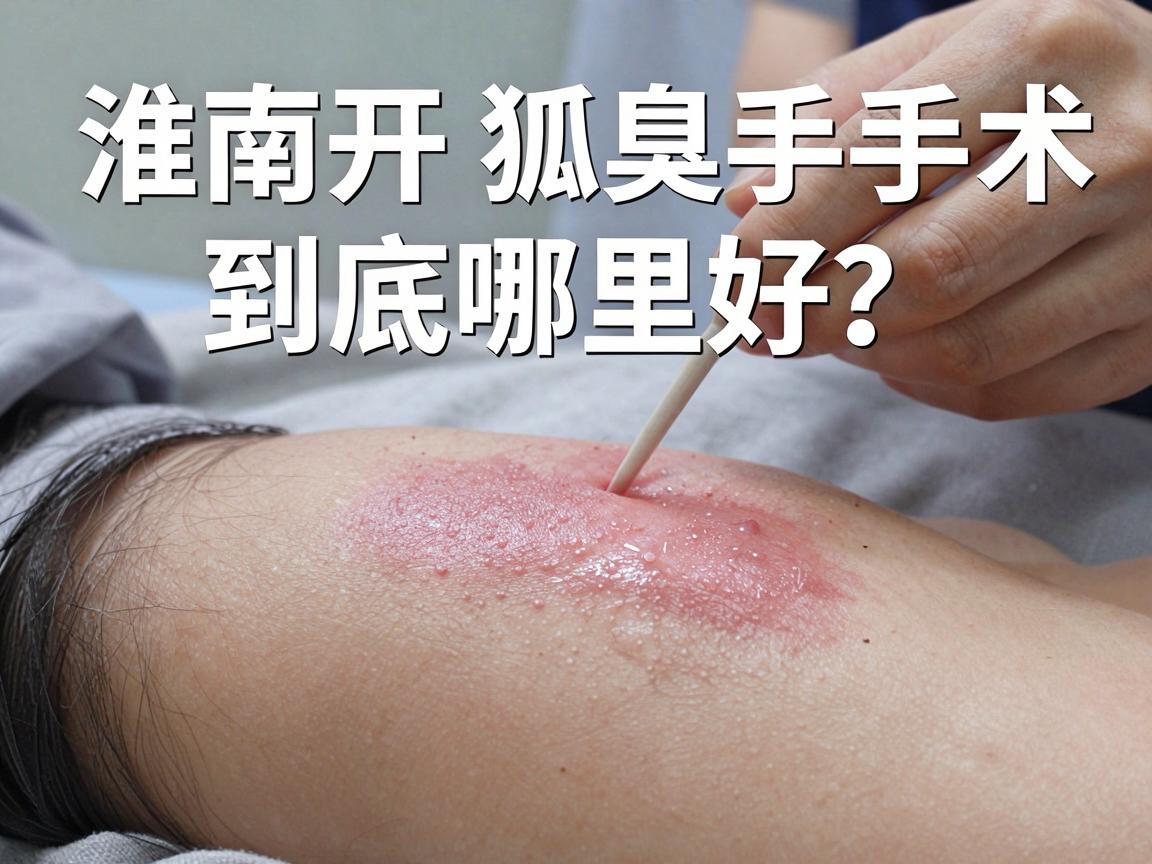 淮南开狐臭手术，到底哪里好？开狐臭手术选对地方是关键！