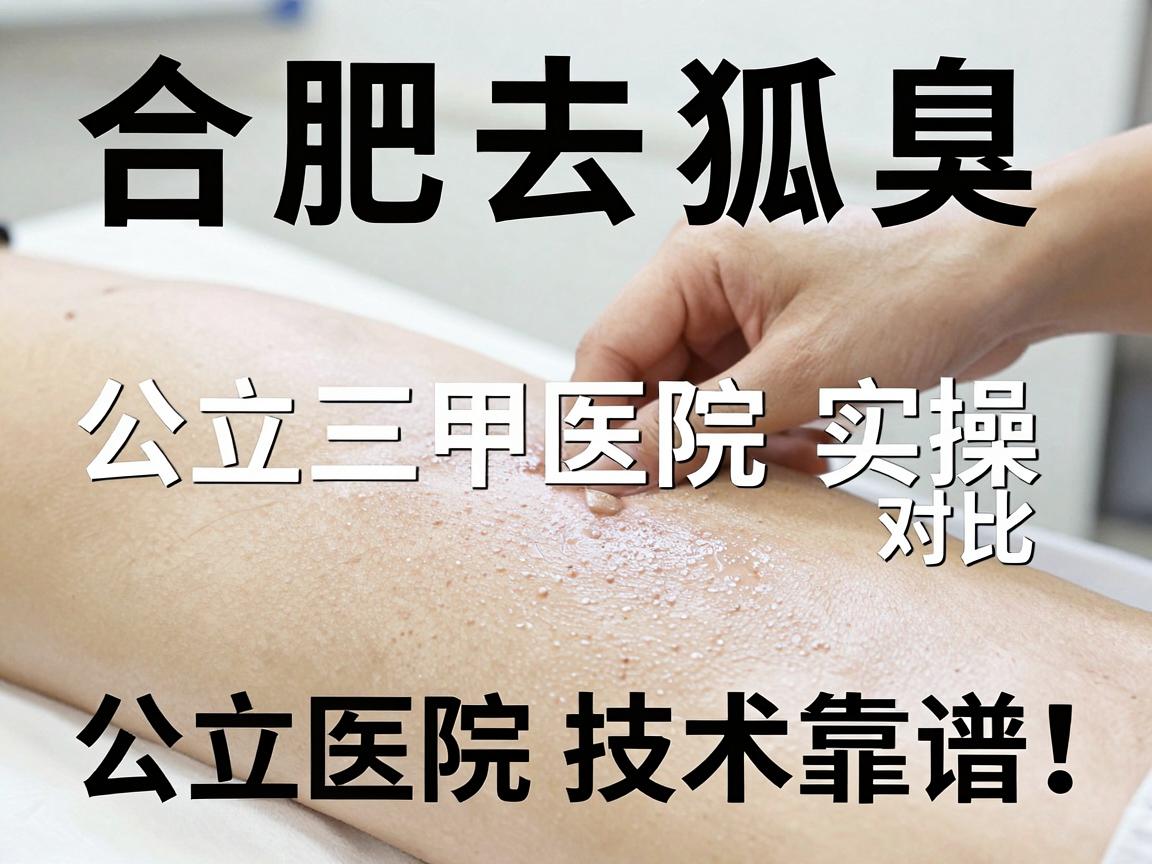合肥去狐臭选哪家？公立三甲医院实操对比，这3家公立医院技术靠谱！