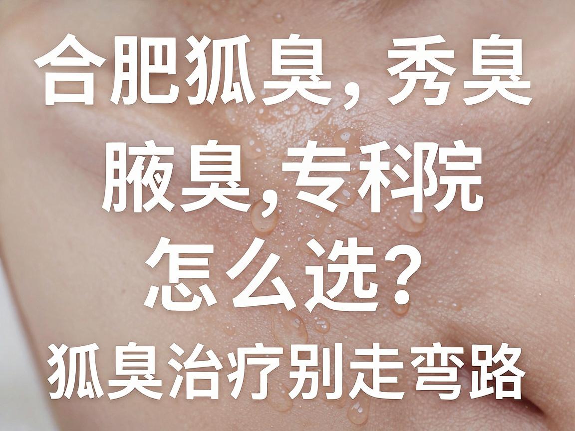 合肥狐臭治疗医院怎么选？合肥腋秀腋臭专科，狐臭治疗别走弯路