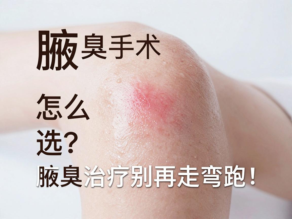 腋臭手术怎么选？合肥腋臭专科医生李茹，腋臭治疗别再走弯路！
