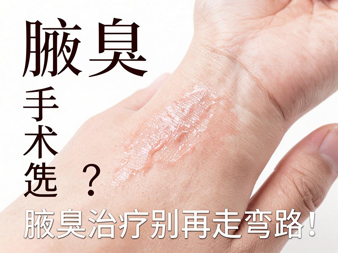 腋臭手术怎么选？合肥腋臭专科医生李茹，腋臭治疗别再走弯路！