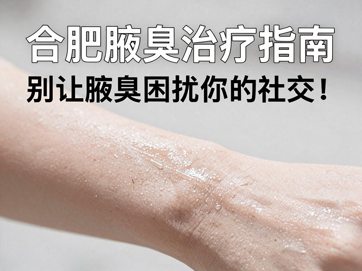 合肥腋臭治疗指南，别让腋臭困扰你的社交，关于合肥治疗腋臭，这些干货你必须懂