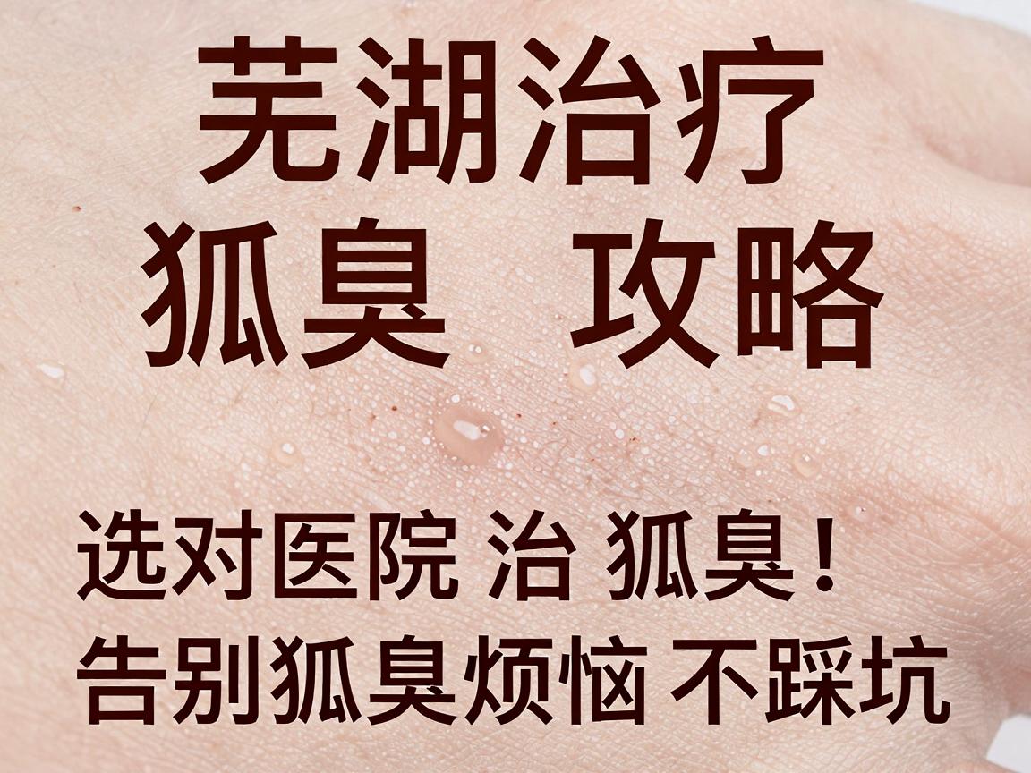 芜湖治疗狐臭医院攻略，选对医院治狐臭，告别狐臭烦恼不踩坑