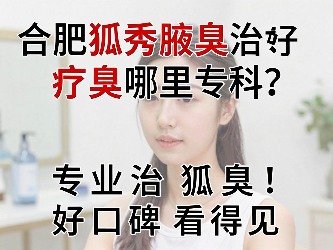 合肥狐臭治疗哪里好？合肥腋秀腋臭专科，专业治狐臭，好口碑看得见