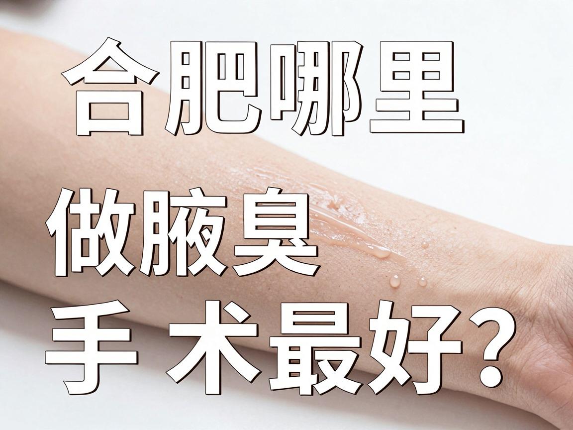 合肥哪里做腋臭手术最好？解密合肥腋臭手术的最佳选择标准