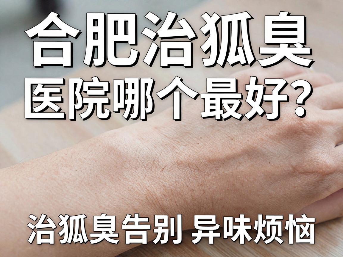 合肥治狐臭的医院哪个最好？实测专业机构，治狐臭告别异味烦恼