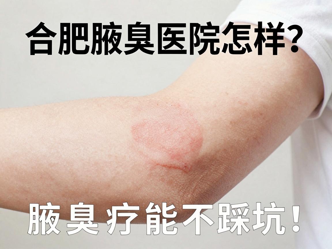 合肥腋臭医院怎样？选对医院，腋臭治疗才能不踩坑！