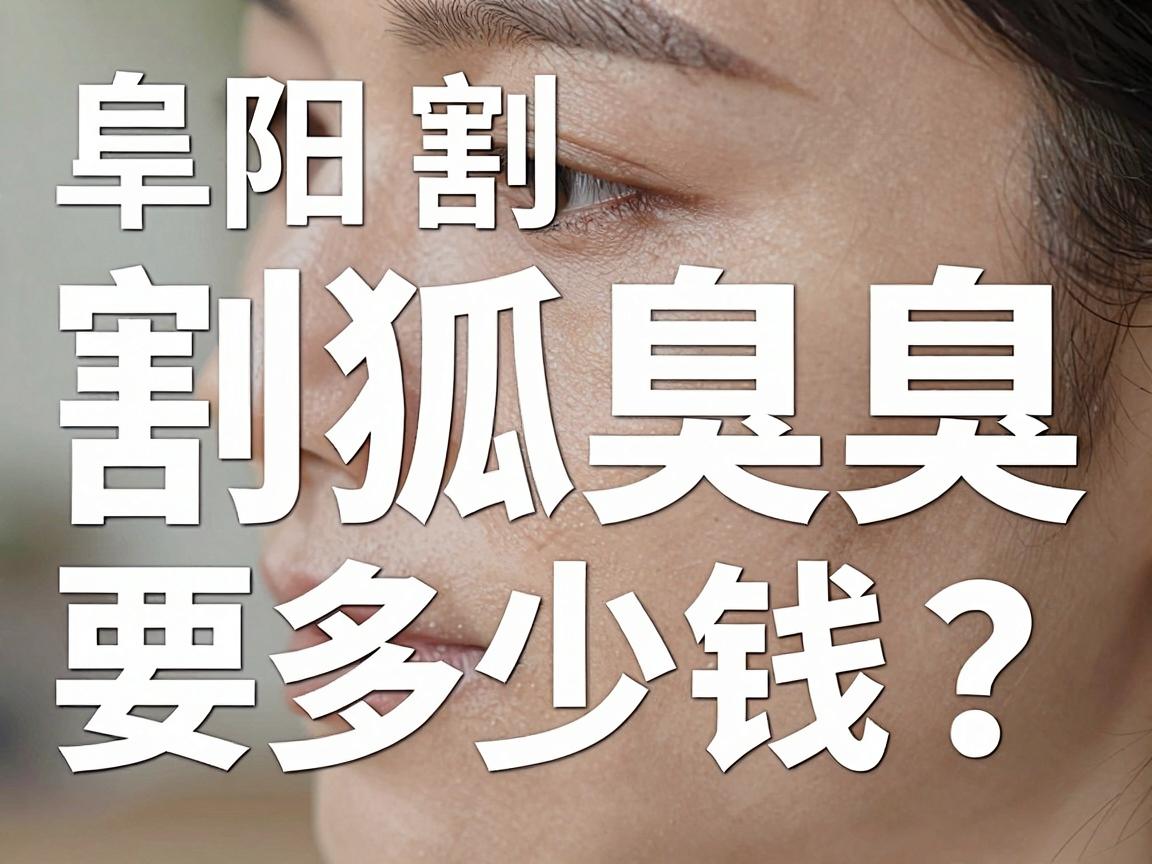 阜阳割狐臭要多少钱？一文拆解阜阳割狐臭费用，阜阳狐臭手术价格全解析