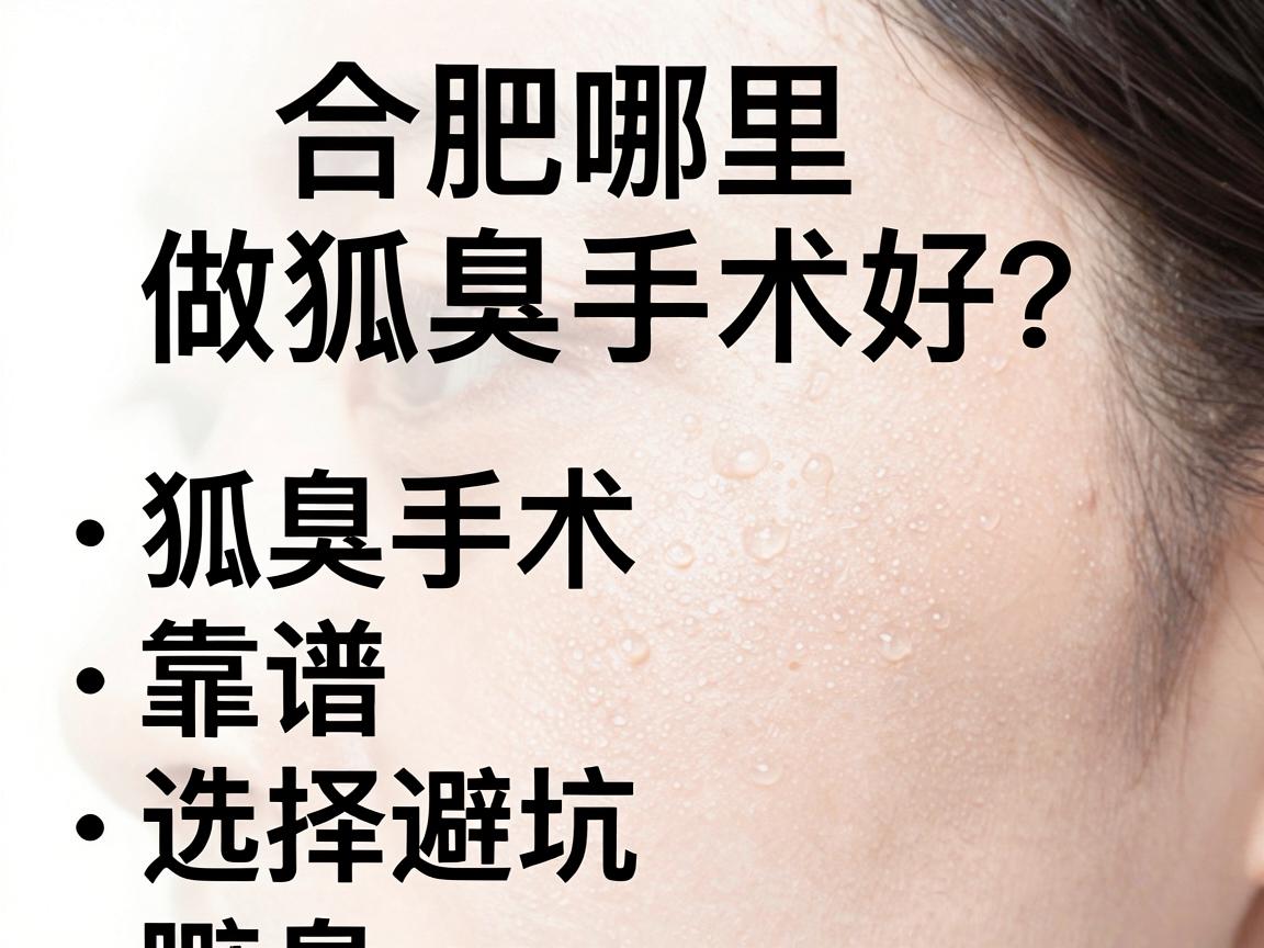 合肥哪里做狐臭手术好？聊聊合肥狐臭手术的靠谱选择与避坑要点