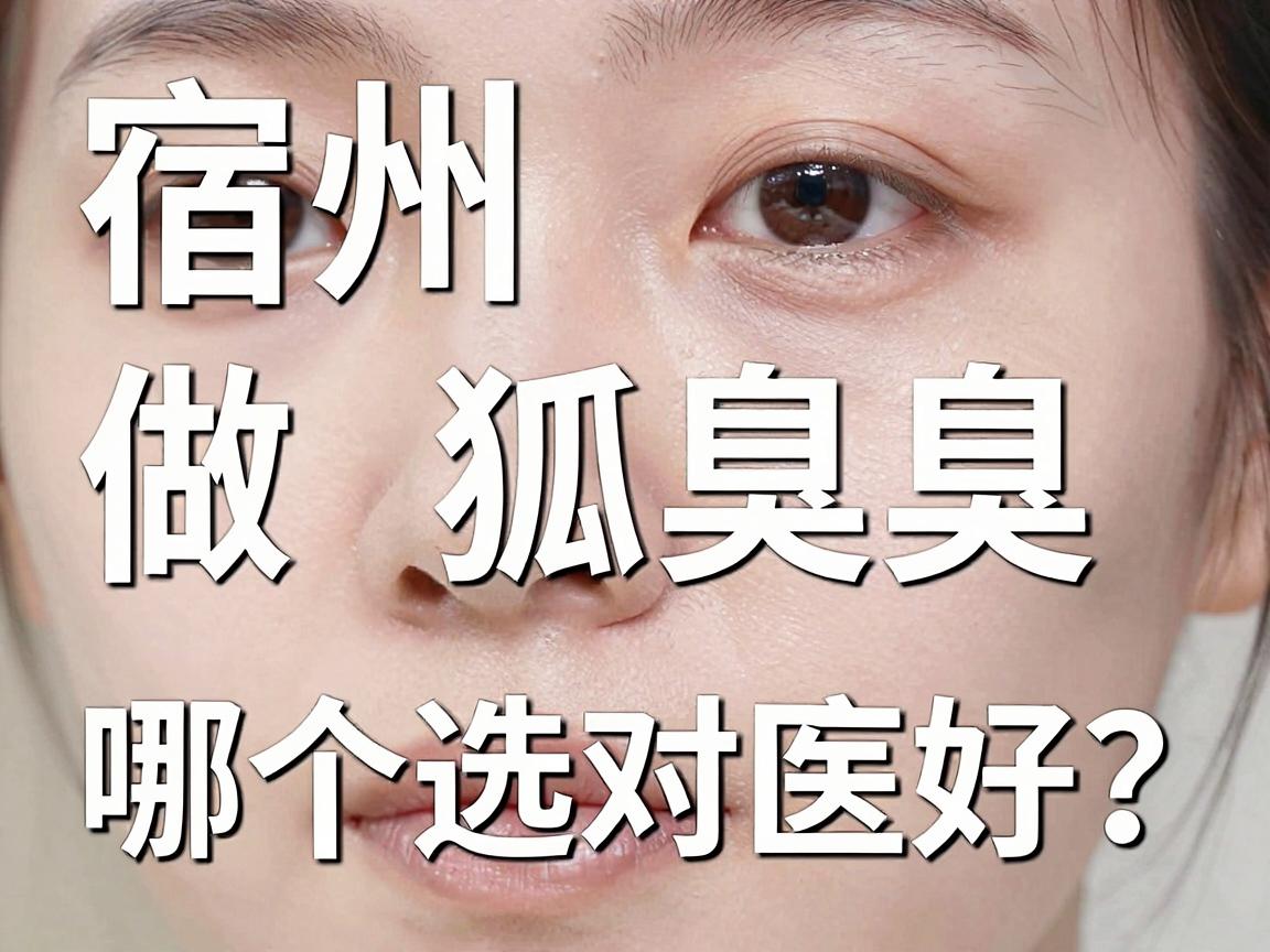 宿州做狐臭哪个医院好？宿州腋臭患者如何选对医院？这份攻略必须看