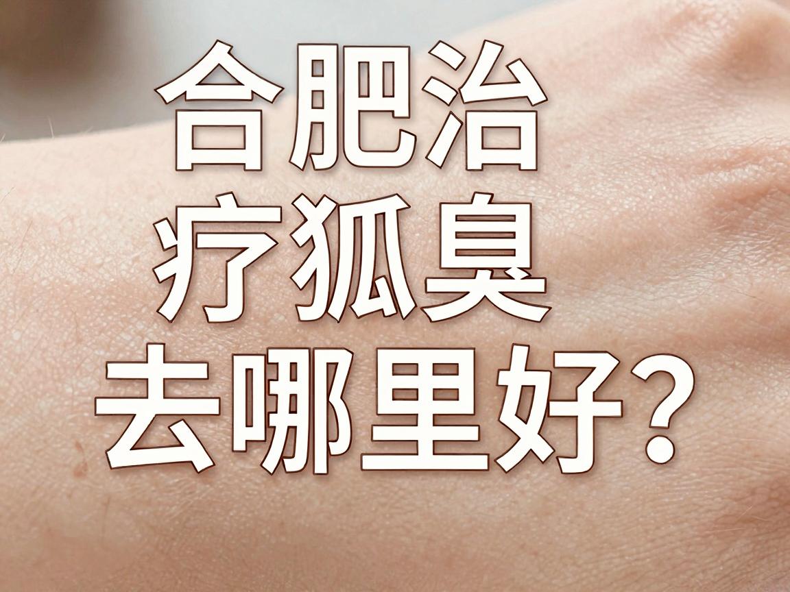 合肥治疗狐臭去哪里好？合肥专业治腋臭，这几家机构值得一看