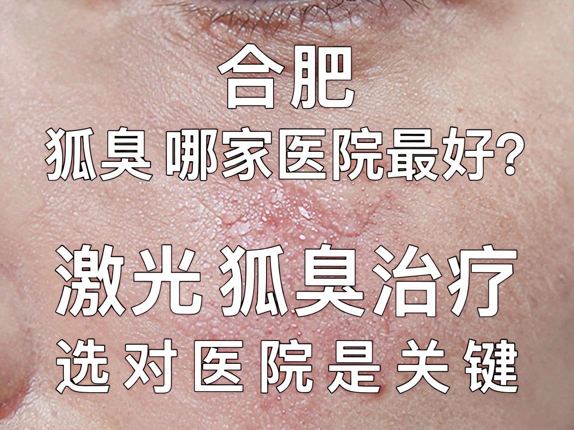 合肥激光狐臭哪家医院最好？激光狐臭治疗，选对医院是关键