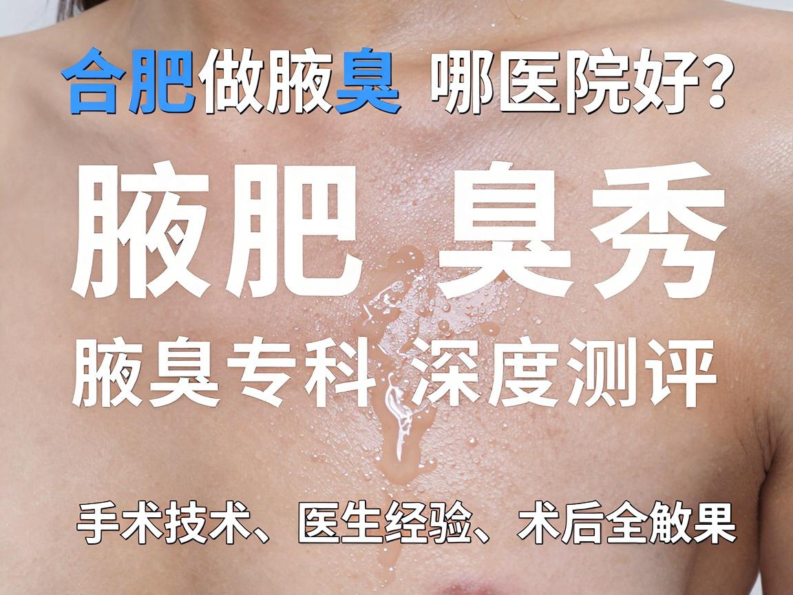 合肥做腋臭手术哪家医院好？合肥腋秀腋臭专科深度测评，手术技术、医生经验、术后效果全解析
