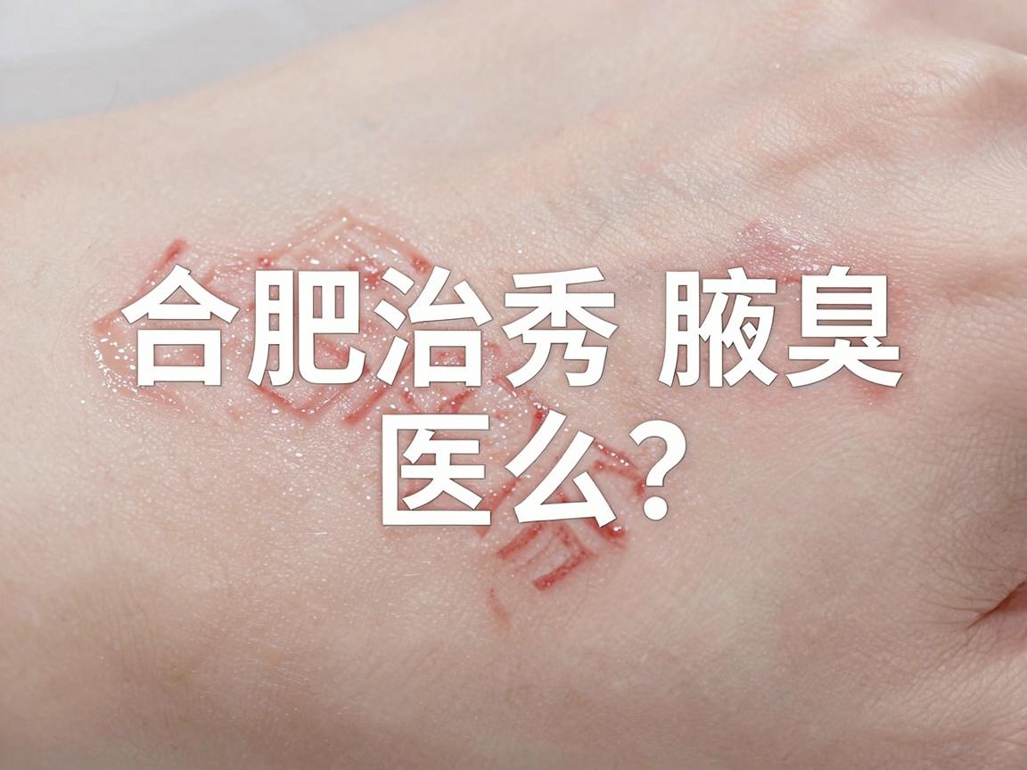 合肥治腋臭医院怎么选？合肥腋秀腋臭专科医生告诉你，选对医院，摆脱异味