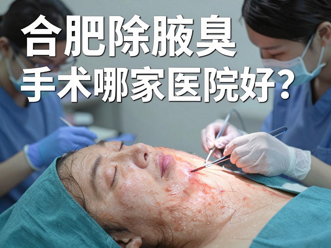 合肥除腋臭手术哪家医院好？这份手术选择指南请收好