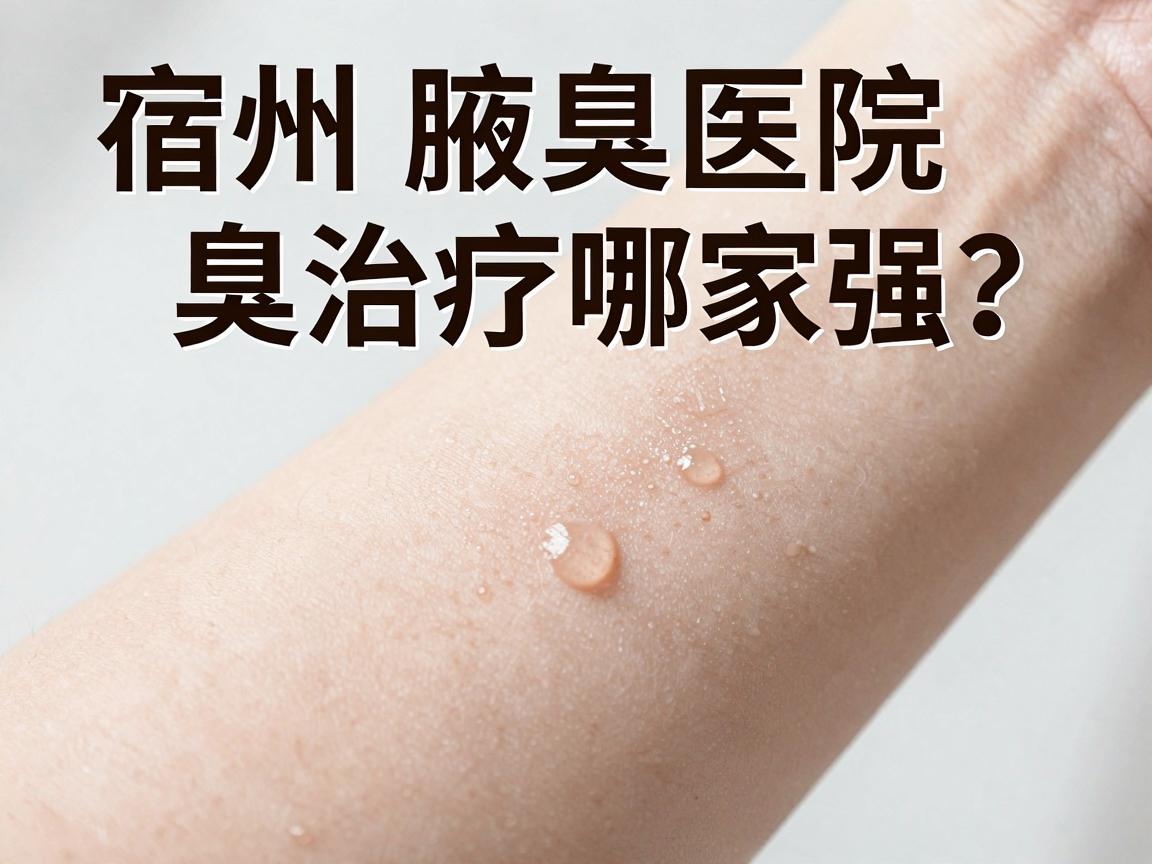 宿州腋臭治疗哪家强？宿州腋臭医院选择攻略与护理指南