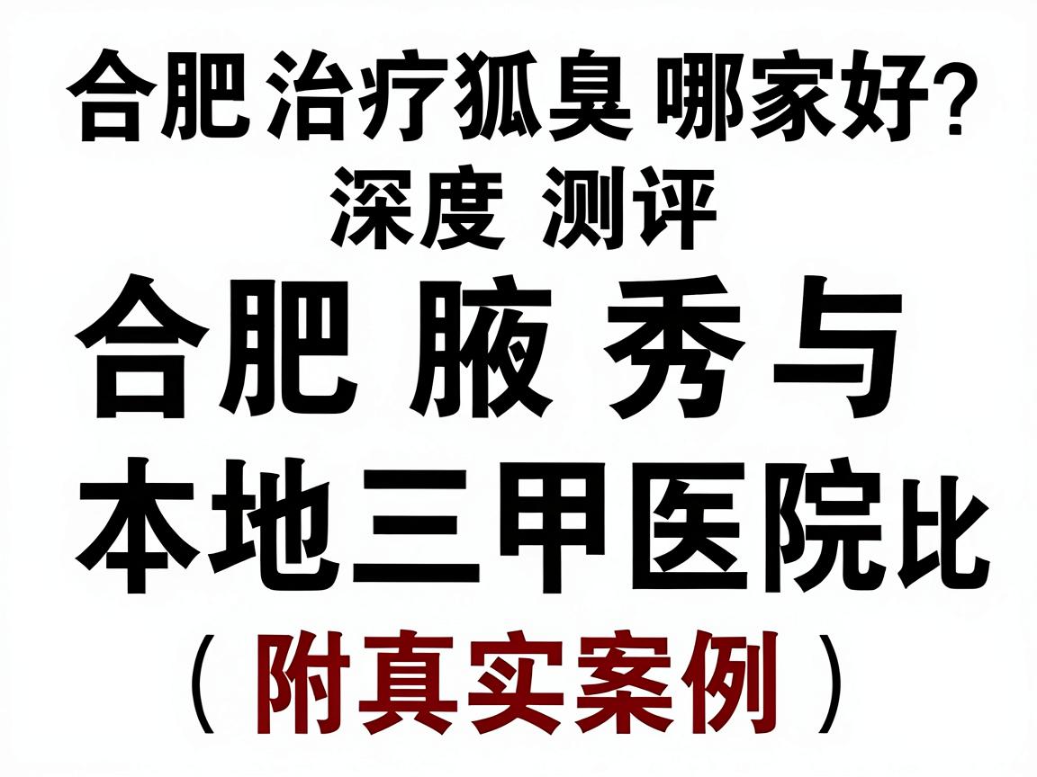 合肥治疗狐臭医院哪家好？深度测评合肥腋秀与本地三甲医院对比（附真实案例）